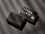 Side-by-side comparison of a generic shop-branded barber card with no individual name and the bold personal barber name card template