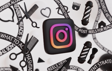 Barber Instagram marketing guide cover — building a profile that books clients
