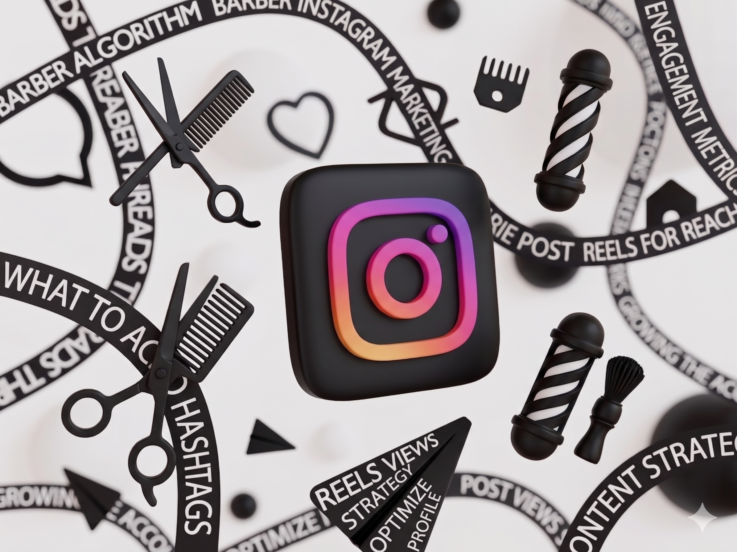Barber Instagram marketing guide cover — building a profile that books clients