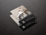 Personal Branding Section on Barber Referral Card Template