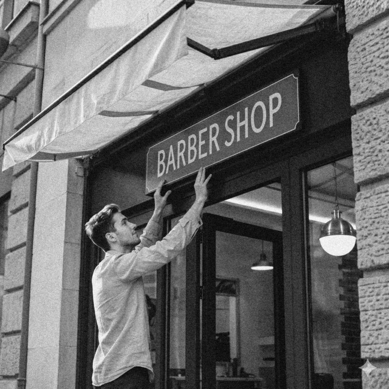 Barber with full booking calendar on phone — how to get more clients and grow barber business
