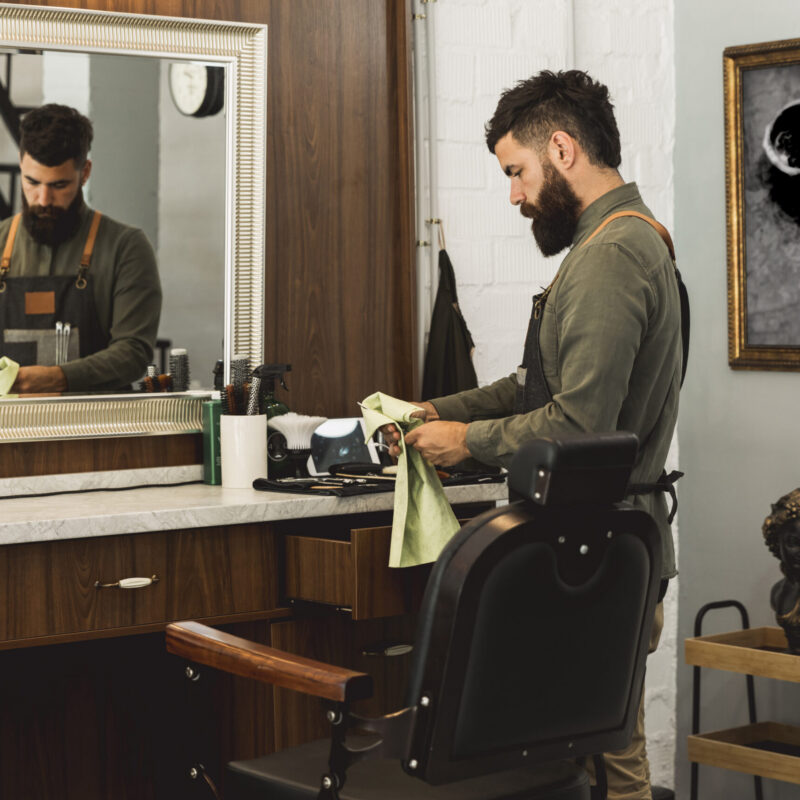 Chair rental barber building personal brand and independent business — barber marketing tools